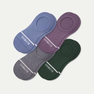 Women's Lightweight Merino Wool Blend No Show Sock 4-Pack