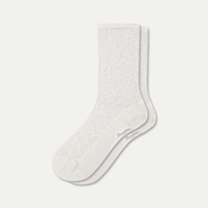 Women’s Floral Lace Half Calf Socks