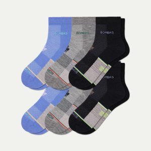 Men's UltraLite Sport Merino Wool Blend Quarter Sock 6-Pack