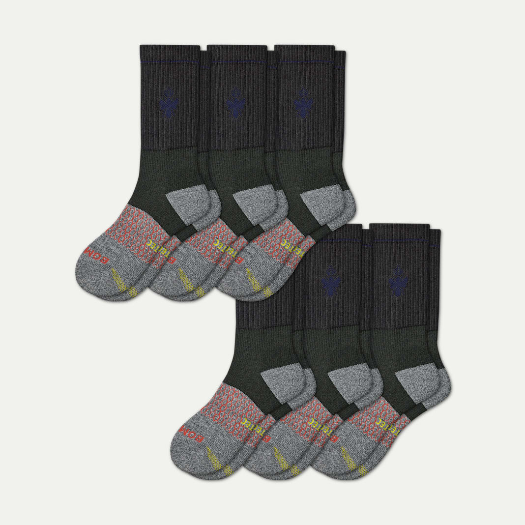 Men's Performance Targeted Compression Calf Sock 6-Pack - Image 5