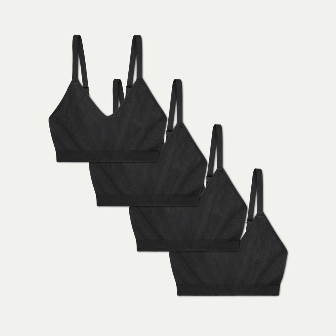 Women's Seamless Scoop Bralette 4-Pack