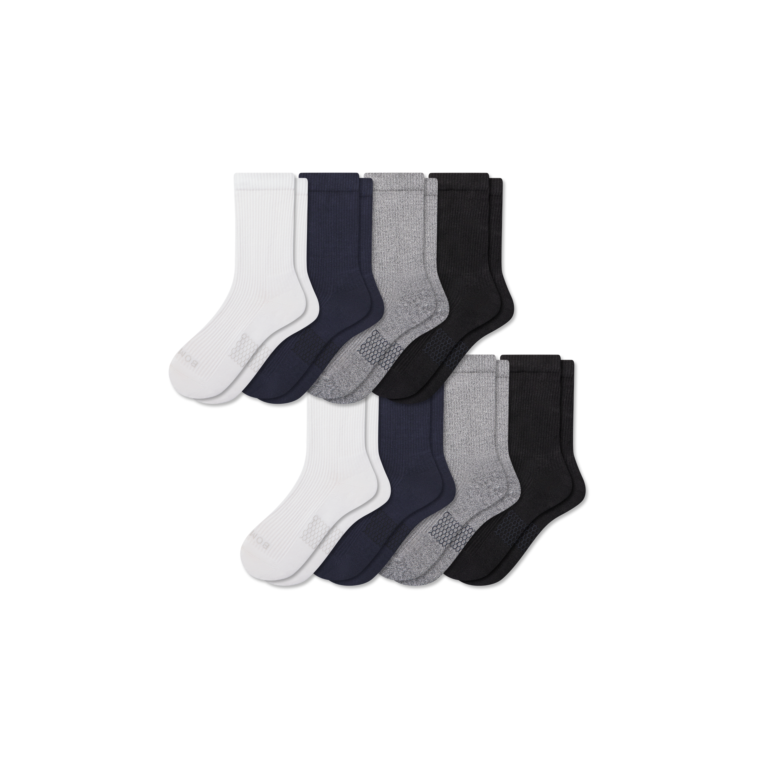 Men's Modern Rib Half Calf Sock 8-Pack