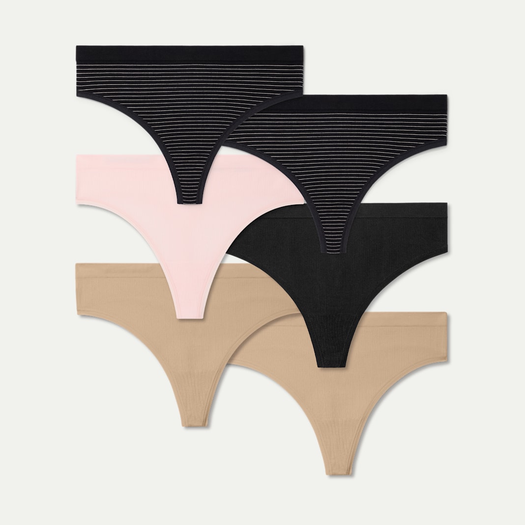 Women's Seamless Thong 6-Pack - Image 5