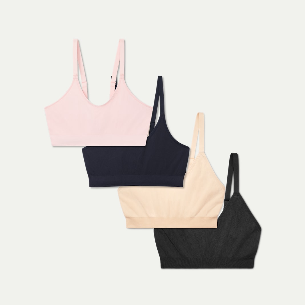 Women's Seamless Scoop Bralette 4-Pack - Image 6