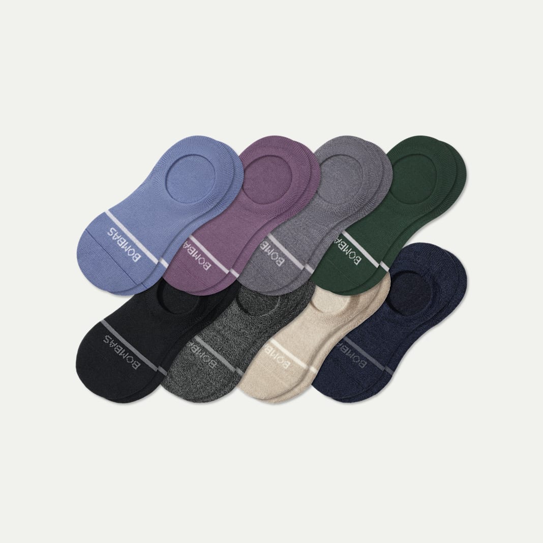 Women's Lightweight Merino Wool Blend No Show Sock 8-Pack - Image 6