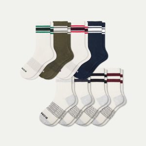 Men's Vintage Stripes Half Calf Sock 8-Pack