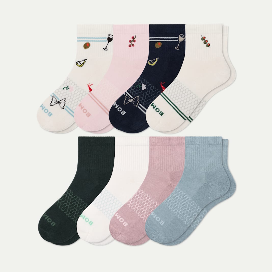 Women's Quarter Sock 8-Pack