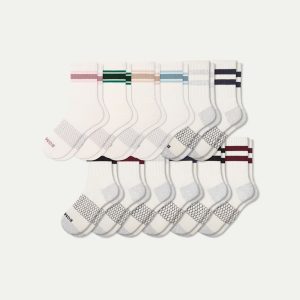Women's Vintage Stripes Half Calf Socks 12-Pack