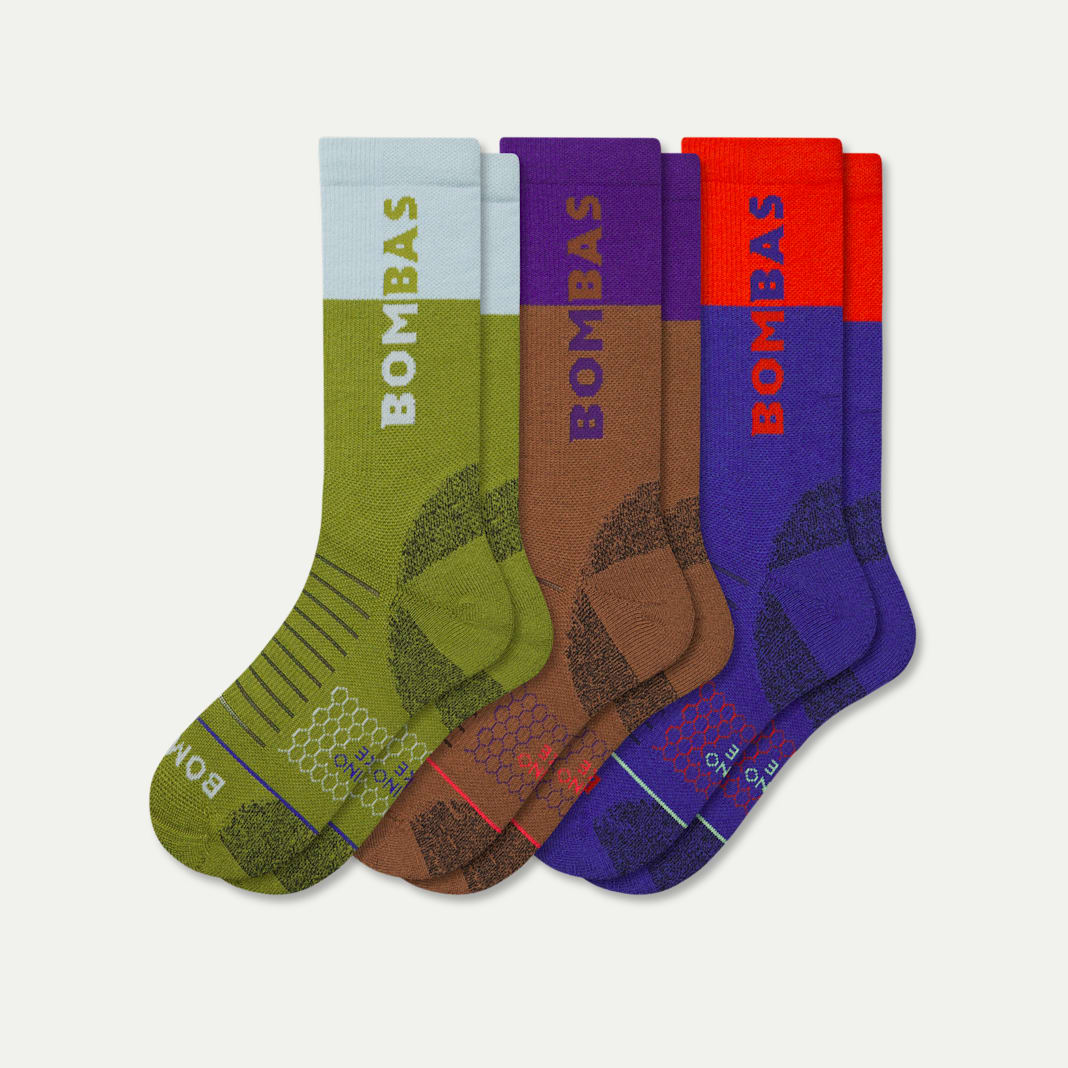 Women's Merino Wool Blend Hiking Calf Sock 3-Pack - Image 6
