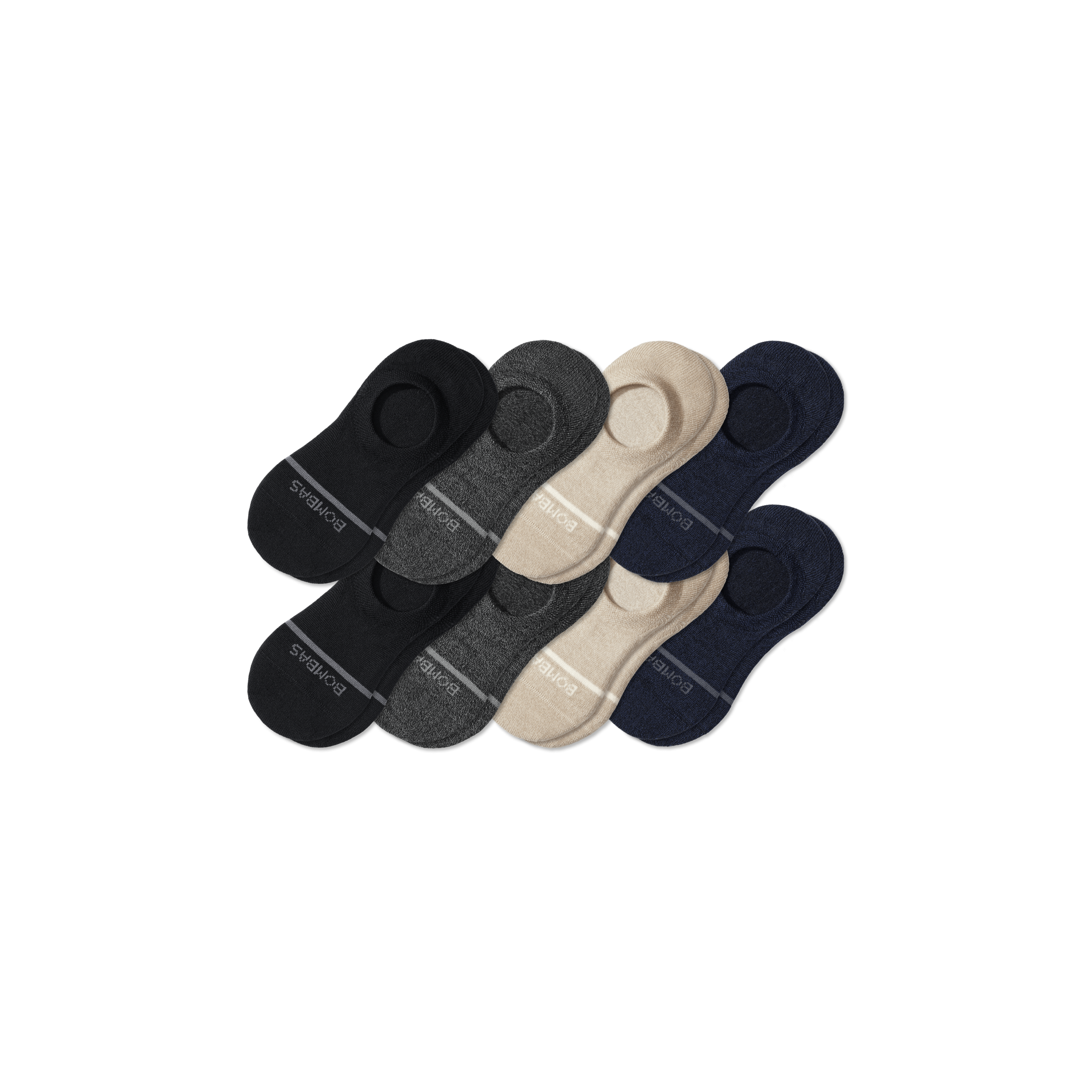 Men's Lightweight Merino Wool Blend No Show Sock 8-Pack
