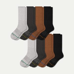 Women's Merino Blend Ultra-Stretch Calf Sock 8-Pack
