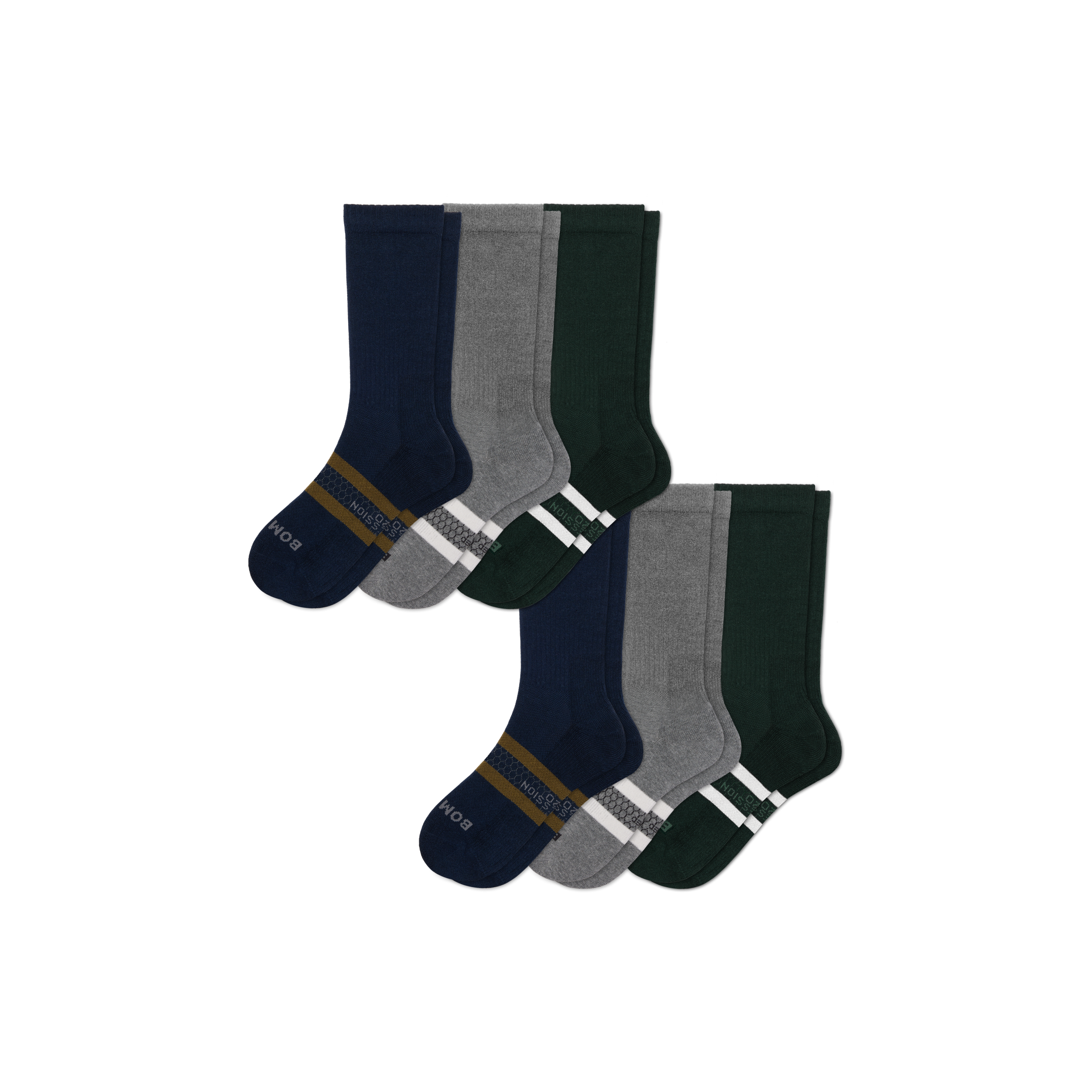 Men’s Everyday Compression Calf Sock 6-Pack (15-20mmHg) - Image 6