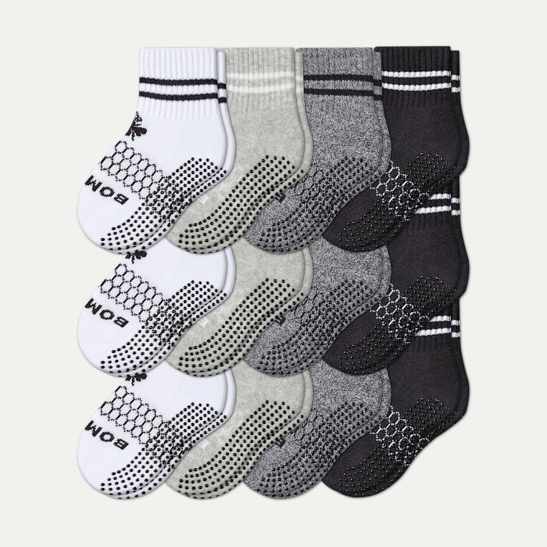 Toddler Gripper Calf Sock 12-Pack