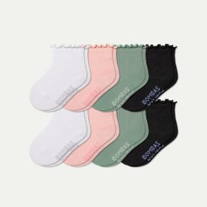 Toddler Ruffle Rib Sock 8-Pack