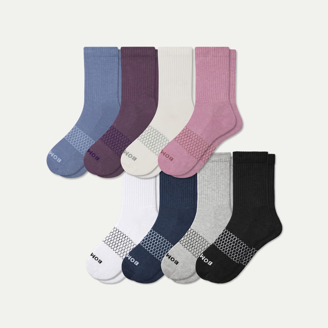 Women's Solids Half Calf Sock 8-Pack - Image 6