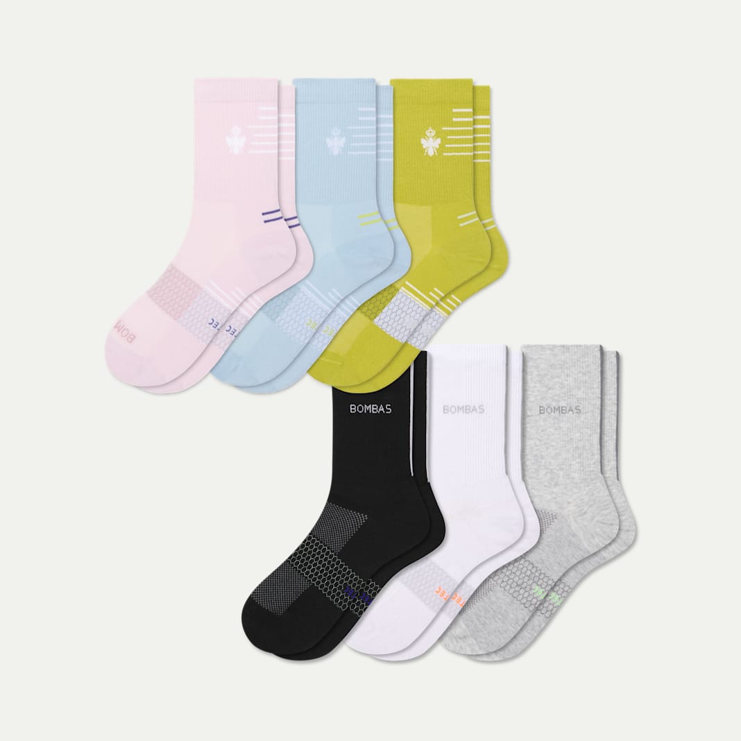 Women's UltraLite Sport Half Calf Sock 6-Pack