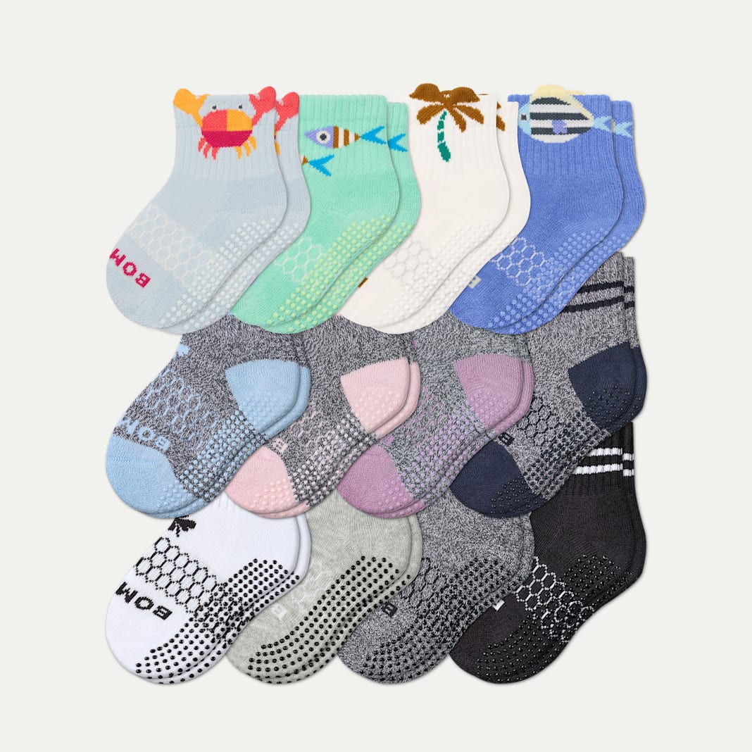 Toddler Gripper Calf Sock 12-Pack - Image 5