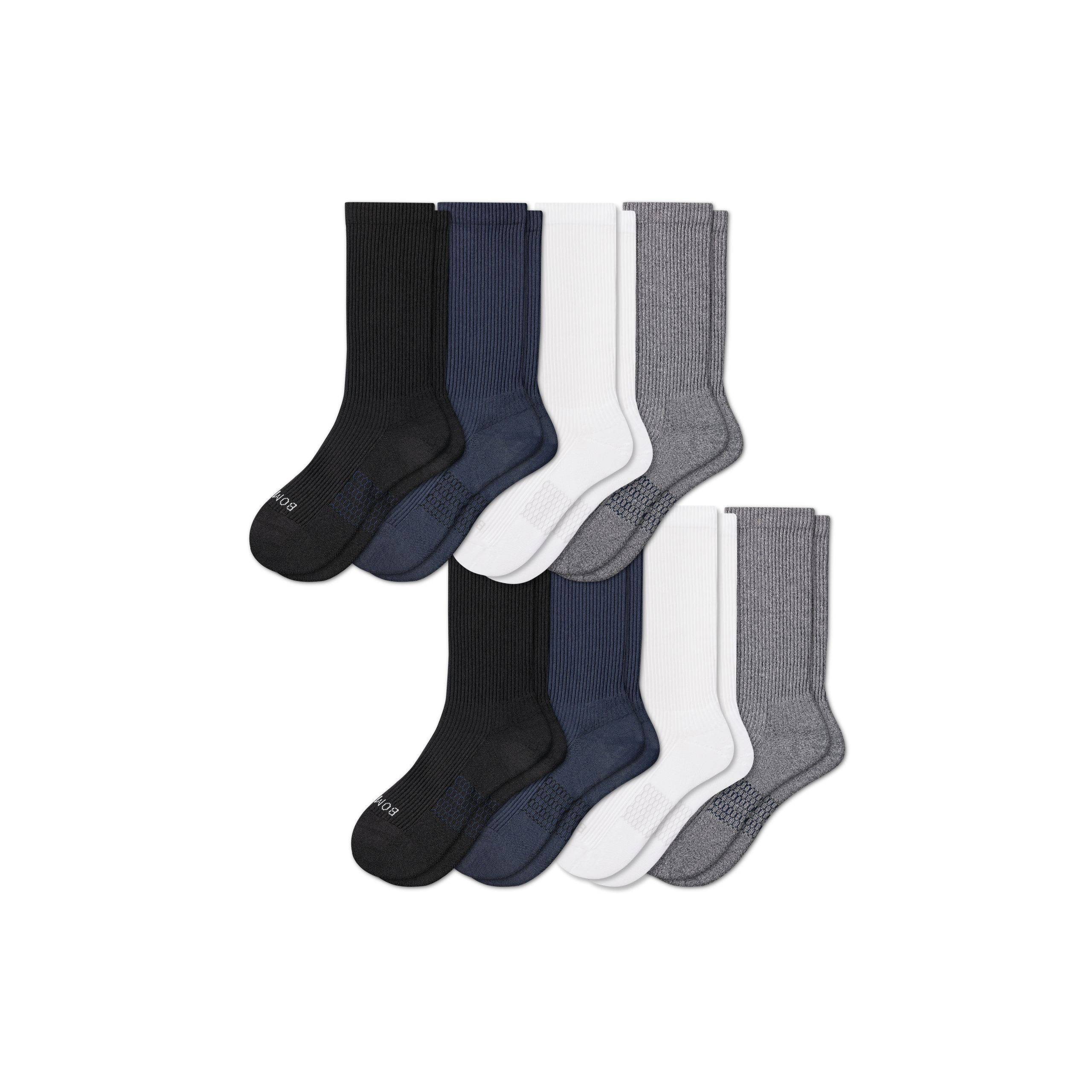 Men's Modern Rib Calf Sock 8-Pack