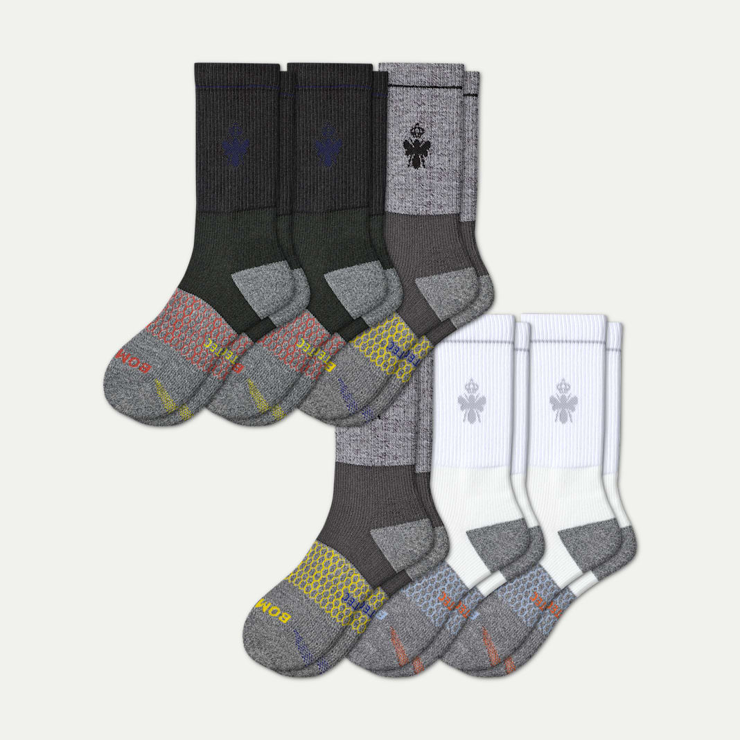 Men's Performance Targeted Compression Calf Sock 6-Pack